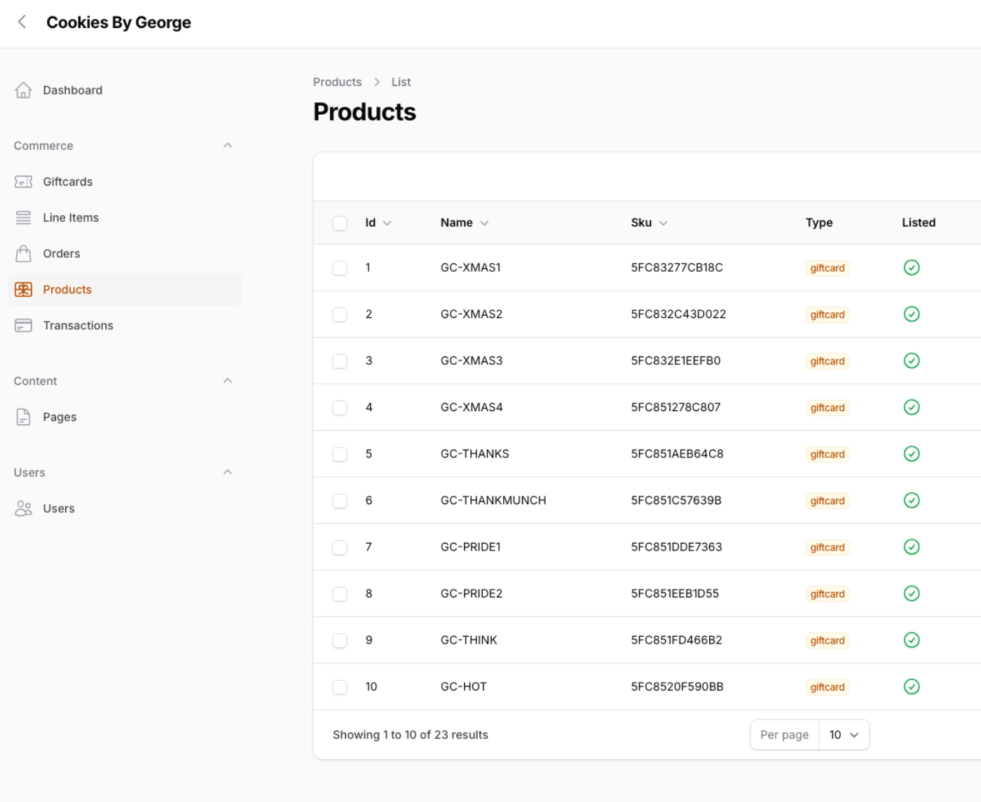 Cookies By George Gift Cards secondary preview